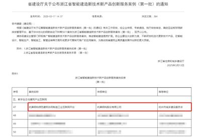 智能建造新标杆 浙江首批创新服务案例引领行业数字化转型